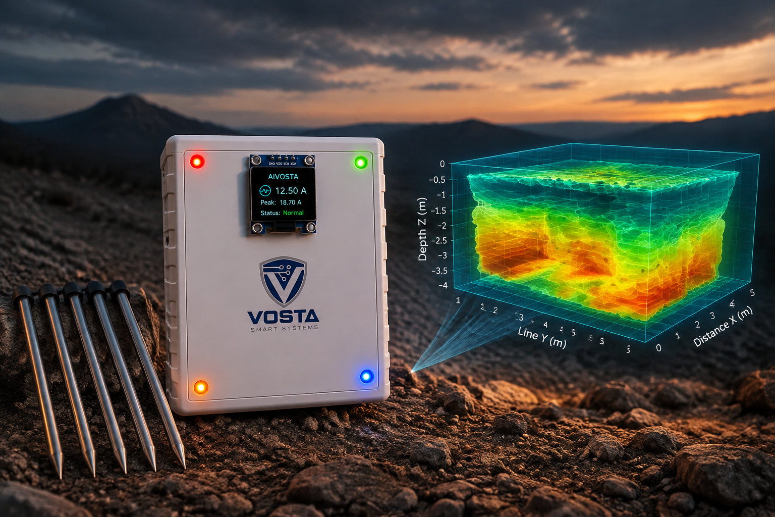 جزئیات ساختار AIVOSTA GeoScanner Classic